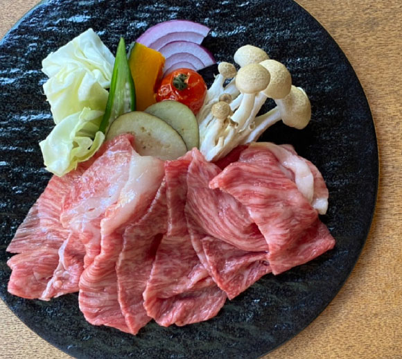 奈義和牛焼きしゃぶ膳