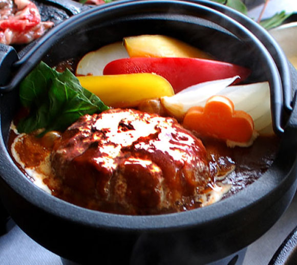 煮込みハンバーグ膳